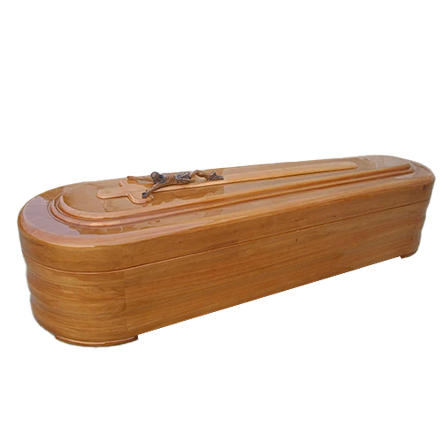 High Gloss Paulownia Coffin